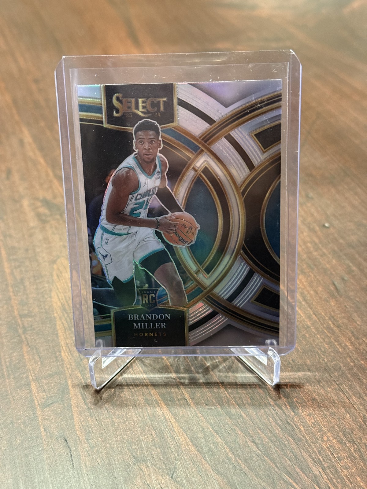 2023-24 Panini Select - Premier Level Brandon Miller #130 Silver Prizm (RC)