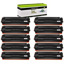 10PK Toner Compatible with HP Color LaserJet Pro MFP M180nw M181fw M154nw CF510A