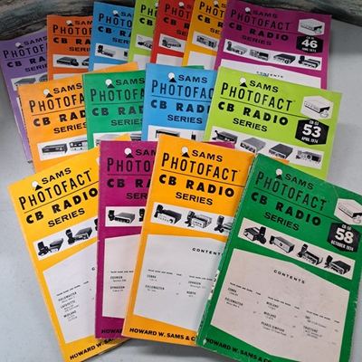 #ad Sams Photofact CB Radio Series lot of 15 $49.99