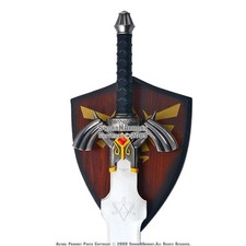 Link Master Zelda Sword Twilight Princess Fantasy Anime Video Game Replica Plaq