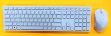 NEW Dell Wireless Keyboard Mouse Bundle White KB3121Wp 143H0