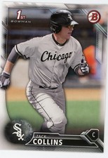 2016 Bowman Draft Prospect Rookie Zack Collins #40 White Sox
