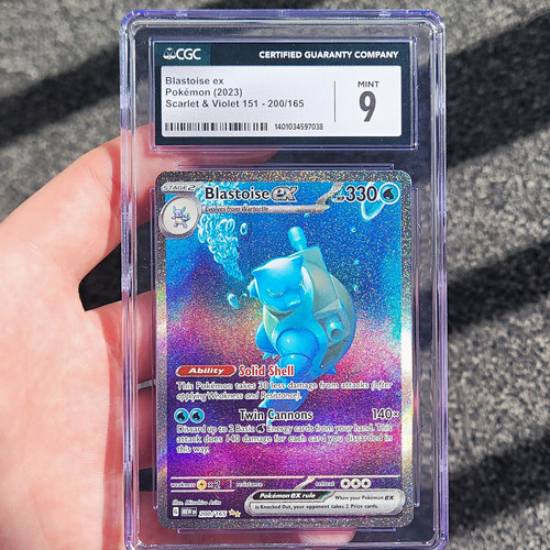 Blastoise ex graded CGC 9 for sale on eBay