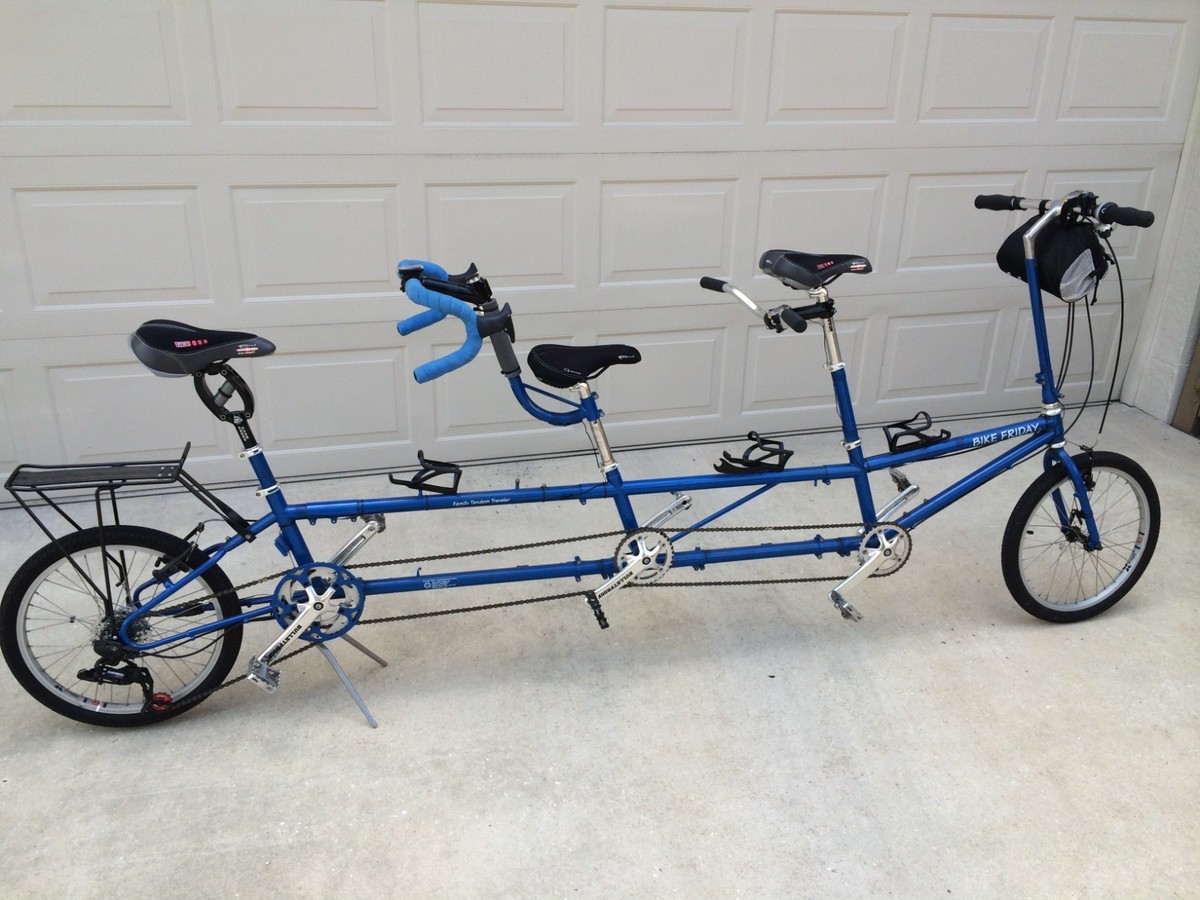 bike friday family tandem triple bike excellent condition
