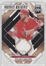 2020 Panini Elite Extra Edition Prospect Materials Black Dylan Carlson 10k8