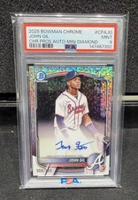 2025 Bowman Chrome - 1st Prospect Autographs John Gil Mini-Diamond /100 PSA 9