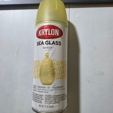 Krylon K09054000 Sea Glass Spray Paint, Lemon, 12 Ounce Discontinued HTF