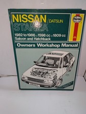 Nissan Stanza 82-86 Haynes Manual  Brand New..... book number 824