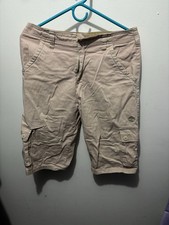 Tan Timberland cargo shorts in good condition size 18 boys