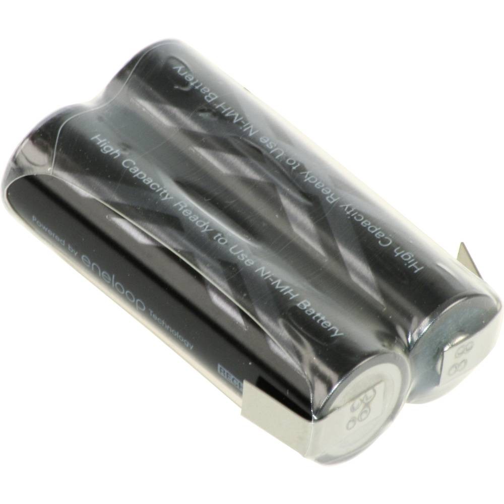 Piles rechargeables AA NiMH Panasonic 2.4V pour jouets et télécommandes