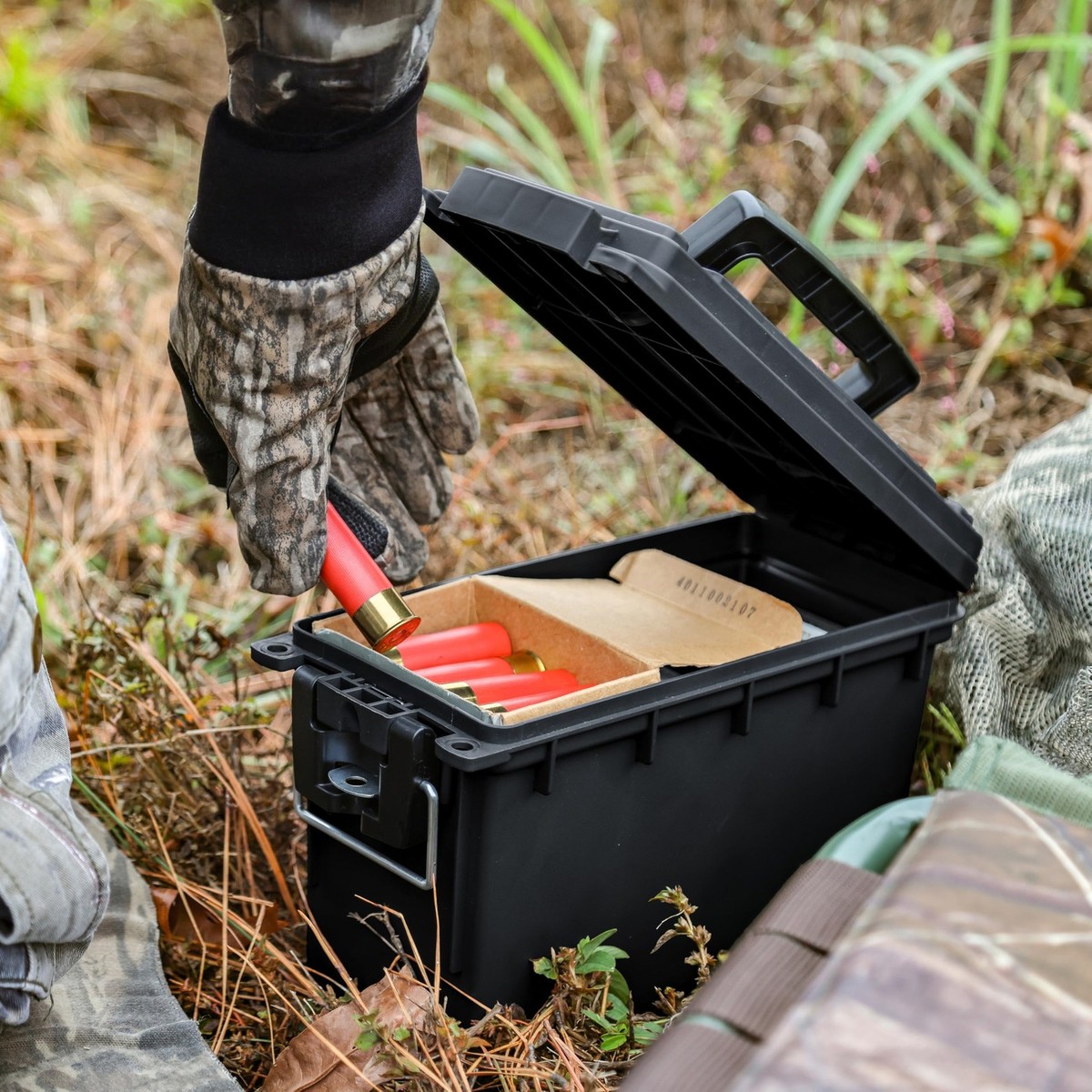 Ammo Can Field Box Ammunition Case 30-Cal Military Plastic Non
