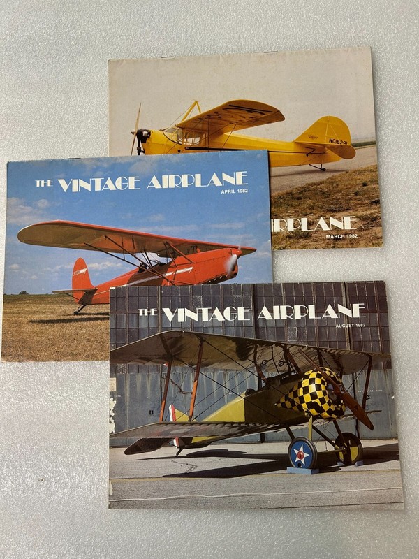 EAA. The Vintage Airplane magazine. Lot of two.  Very good condition.