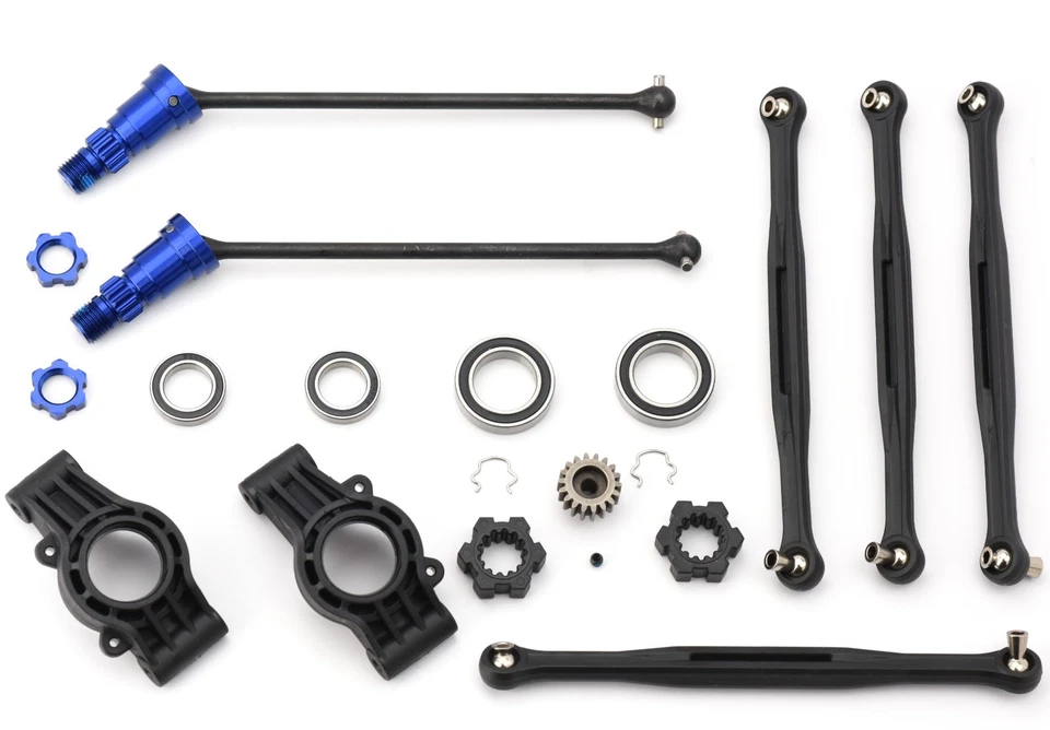 Fits Traxxas X-MAXX DRIVESHAFTS Stub Axles Carriers Wheel Hubs Bearings Links - Image 2 of 4