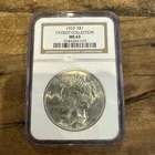 1923 Peace Silver Dollar, Patriot Collection, United States Silver $1