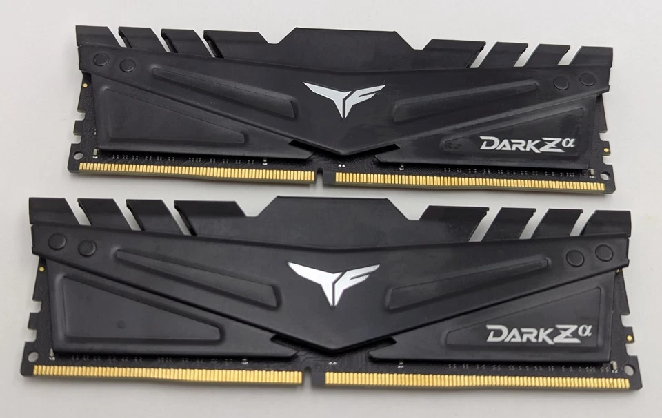 Team Group T-Force Dark Za 32GB Kit 2x16GB DDR4 3600MHz RAM TDZAD416G3600HC18JBK - Image 2 of 4