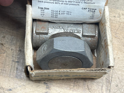 Spirax Sarco TD-52 Thermo Dynamic Steam Trap, 1/2'' NPT, 3.5 to 600 psi NEW