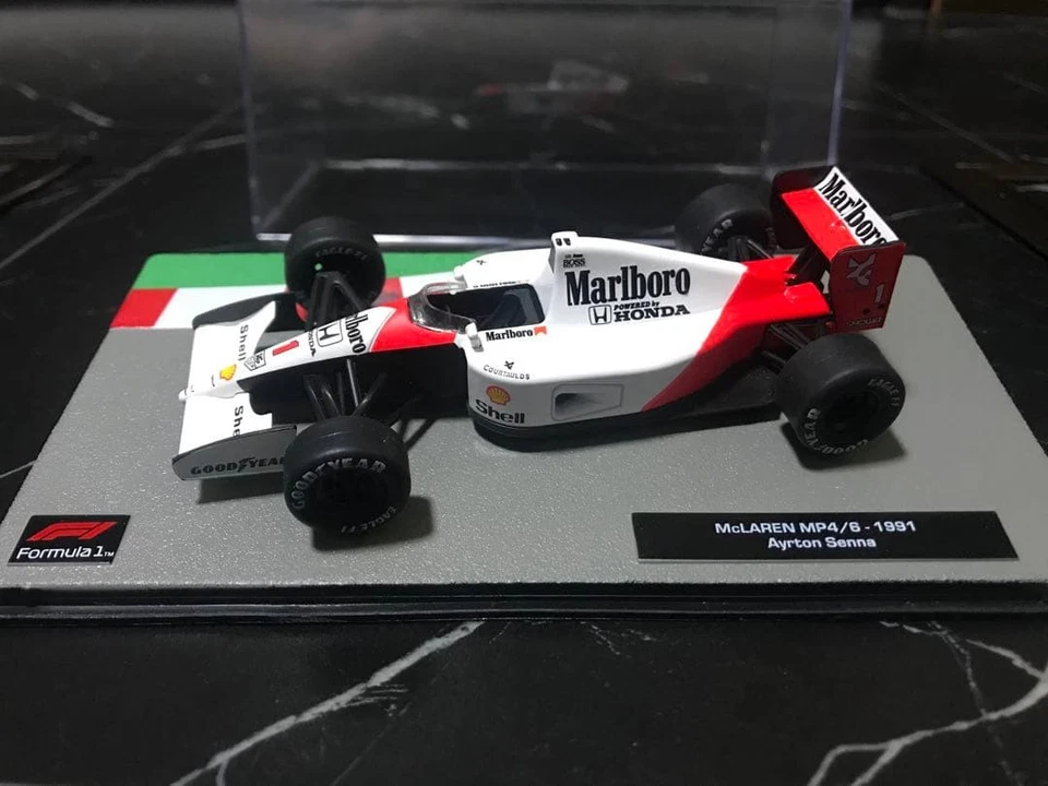 Raro coche McLaren Honda MP4/6 Senna 1991 F1 escala 1/43 Japón Foto 2 de 4