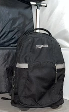 Jansport Driver 8 Rolling Backpack Black, Wheeled, One Size, Travel
