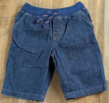 Carter's Boys Pull On Shorts Navy Denim Sz 8