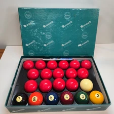 Belgian Aramith Premier Snooker Balls w/ #s - 2 1/8 inch