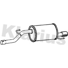 Exhaust Rear Back Box End Silencer GM735W Klarius 13263392