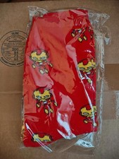 Official Marvel Licensed - Iron Man As Kid - Red - Novelty Socks, 1PR, NEW