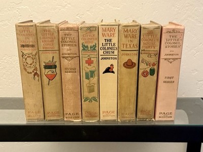 Little Colonel Series by Annie Fellows Johnston 1908-1935 HC / 8 Volumes