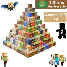 120 PCS Minecraft Magnetische Bausteine Kinde...