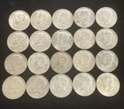 1967  Kennedy Half Dollar 50c 40% Silver 20 Coin lot