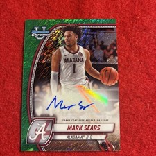 2024-25 Bowman Chrome - Prospect Mark Sears Green Shimmer Refractor Autographs 