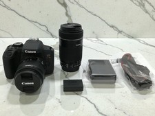 Canon EOS Rebel T7i Kiss X9i APS-C DSLR Double Zoom Kit Very Good Used Japan