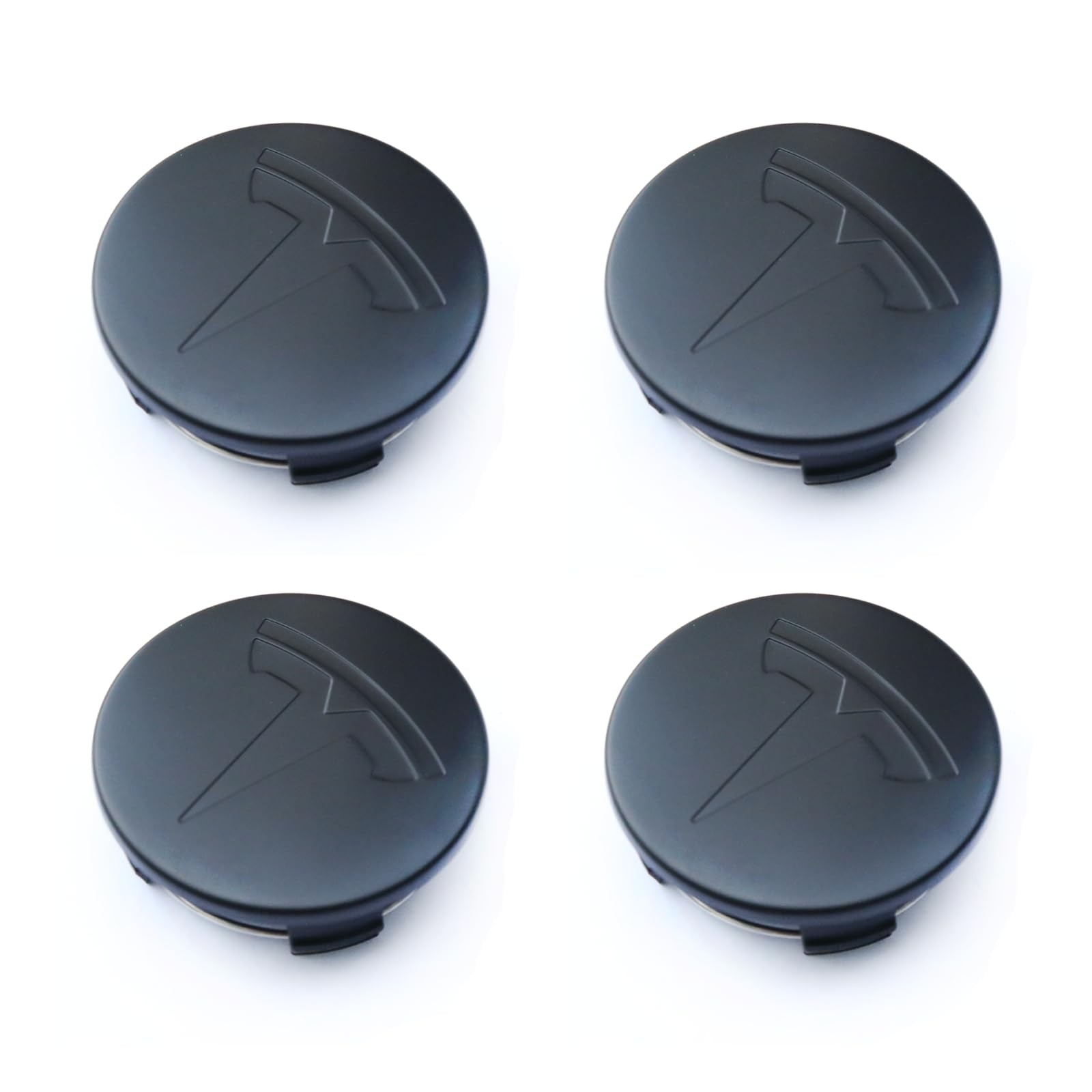 Tesheer Wheel Center Hub Cap Kit with Tesla Emble Brand Center Caps for Model 3