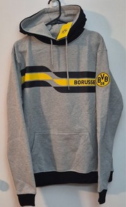 Borussia Dortmund Bvb Lifestyle Hoodie Beige Men's Hooded Sweatshirt (1