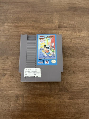 Mickey's Adventure in Numberland Game Nintendo NES 1985 Cartridge