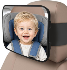 Car Mirror for Baby, Baby Car Mirror for Rear Facing Carseat Shatterproof