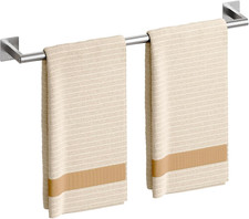 Brushed Nickel Towel Bar, 24 Inch Towel Racks for Bathroom