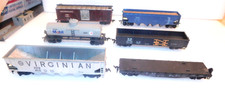Lot of 6 Vintage HO Scale Freight Cars Assorted