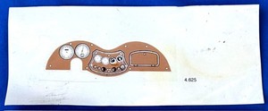 A. REPRODUCTION TAN DASHBOARD DECAL STICKER FOR DOEPKE MG TD  FREE SHIPPING