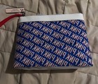 Victoria's Secret PINK Americana Red White Blue Flag Travel Makeup Bag NEW — photo 1