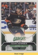 2020-21 Upper Deck MVP Green Script Adam Henrique #85 READ 9jn