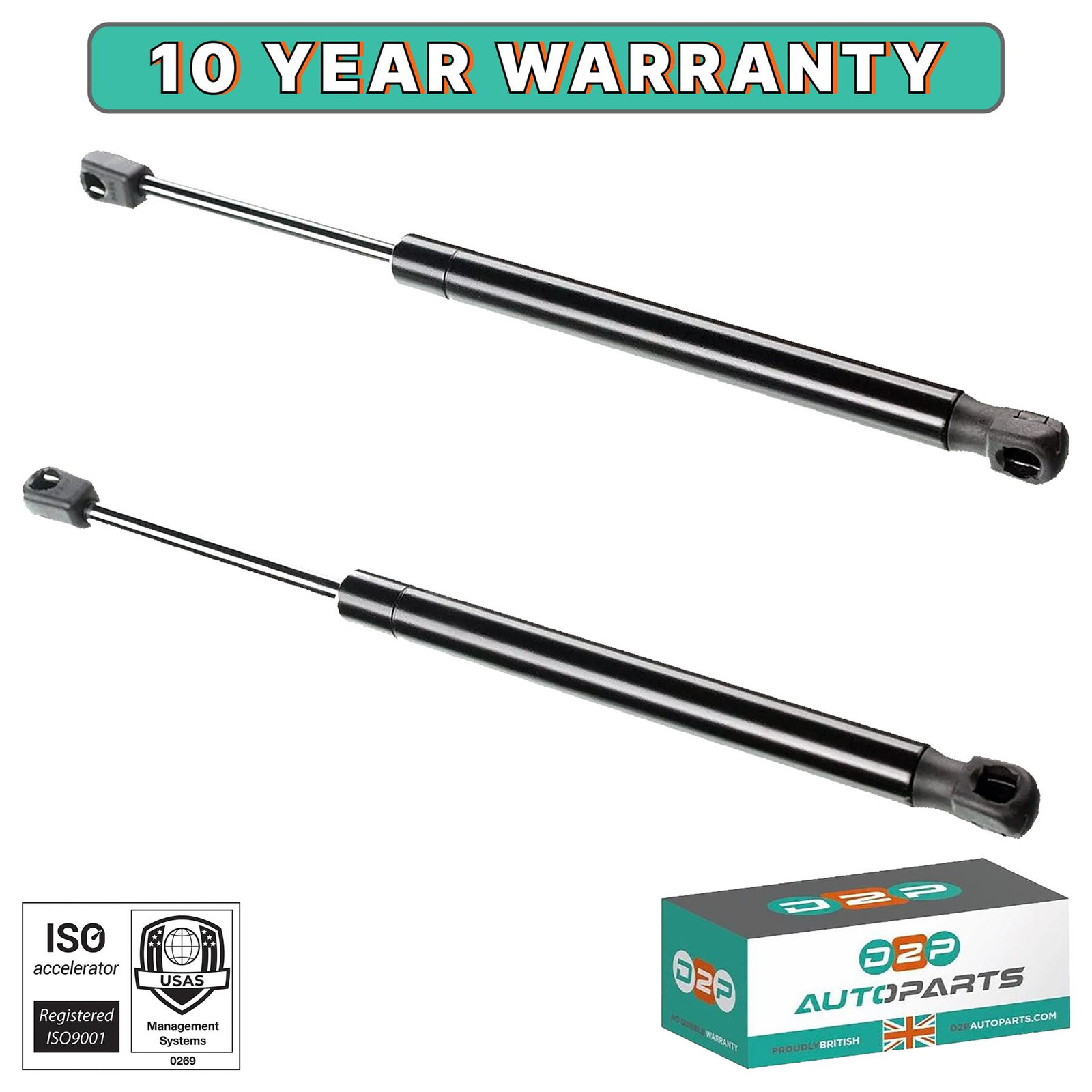 2x FOR BMW 6 GRAN F06 (2012-2018) COUPE 51247275643 GAS TAILGATE BOOT STRUTS