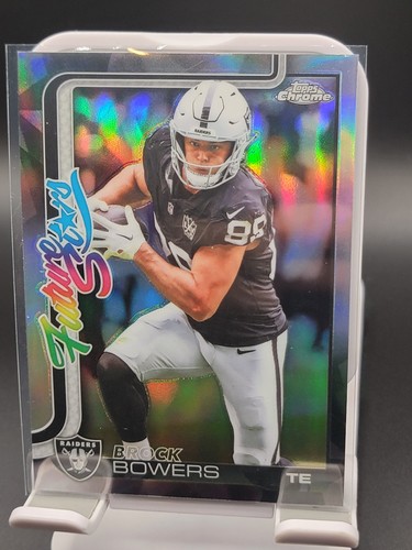 2025 Topps Chrome #FS-21 Brock Bowers Future Stars Refractor