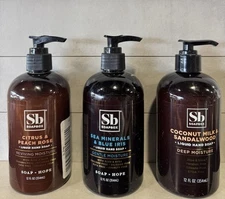 (1) Soapbox Liquid Hand Soap- Reviving, Gentle, Deep Moisture- You Pick Scent