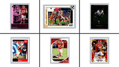 Travis Kelce Lot 6 Football Cards Kansas City Chiefs Set Collection NFL