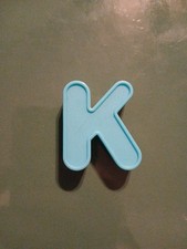 Sesame Street Elmo on the go ABC alphabet carry case replacement letter K