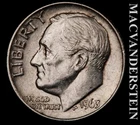 1963-D Silver Roosevelt Dime - Scarce  High Grade  Lustrous  No Reserve  #L4512