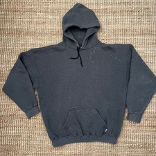 Discus vintage grey hoodie. 90s. Made in USA. Tagged XL.