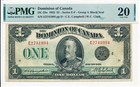 Dominion of Canada Canada $1 1923  PMG  20