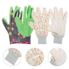 2 Pairs Gloves Garden Protective Gear Ladies Gardening Heavy Duty