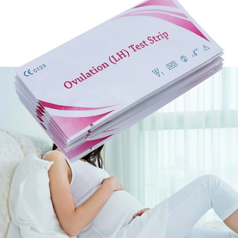 100X Ovulationstest Streifen 10miu/ml LH Eisprung Ovulation Test Damen Fruchtb - Bild 2 von 4